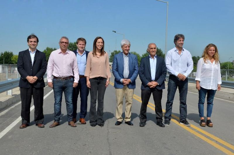  Vidal viajó al norte del conurbano e inauguró el puente «El Taurita»