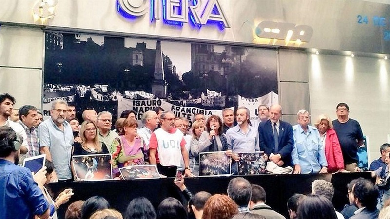  CTERA anunció un paro nacional de 24 horas para mañana contra la represión