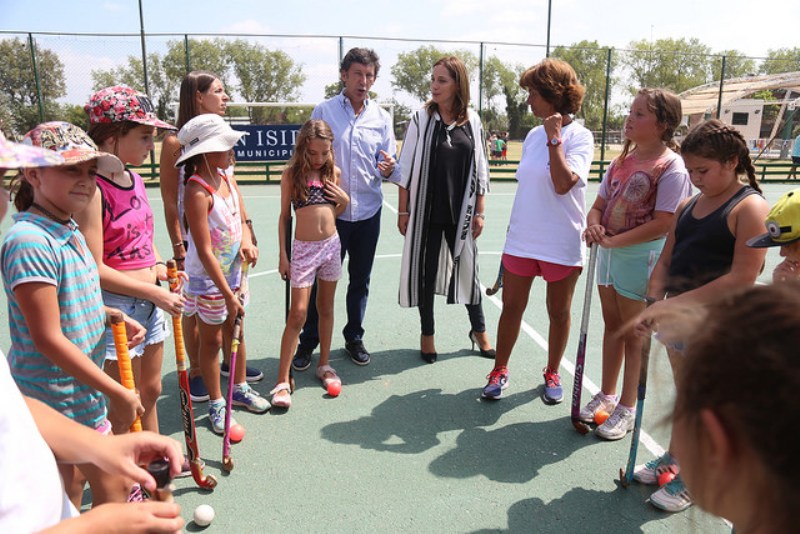  Vidal visitó San Isidro y se motró con Posse
