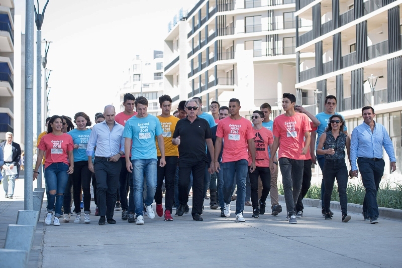  Larreta lanzó el Tour de la Antorcha Olímpica