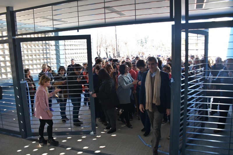  Durañona encabezó la inauguración del nuevo edificio secundario de la escuela municipal Manuel Belgrano