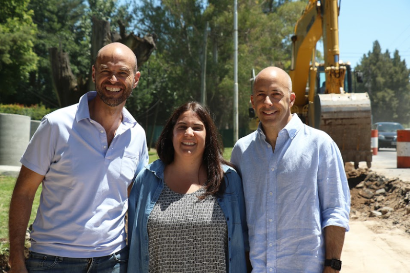  Ducoté y Dietrich recorrieron los avances de las obras en la ruta 234