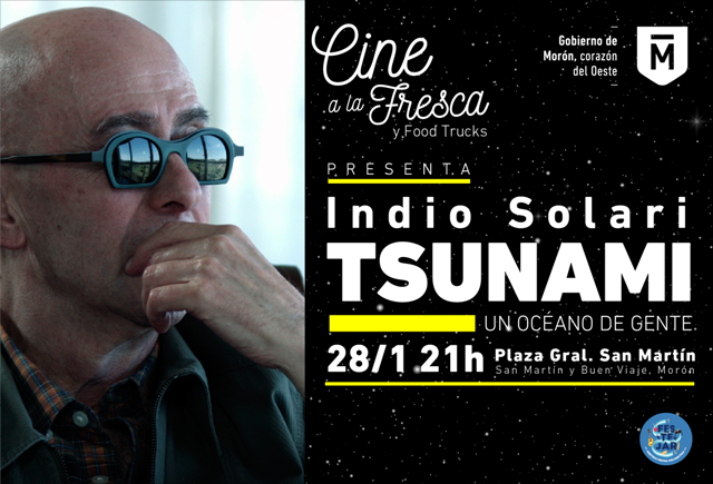  Proyectarán el documental del Indio Solari en Morón