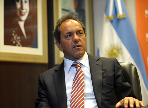  Scioli confirmó que no será candidato este año