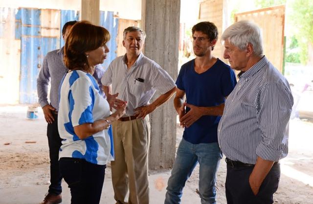  Andreotti vio el avance del nuevo edificio de Salud y Medio Ambiente de San Fernando