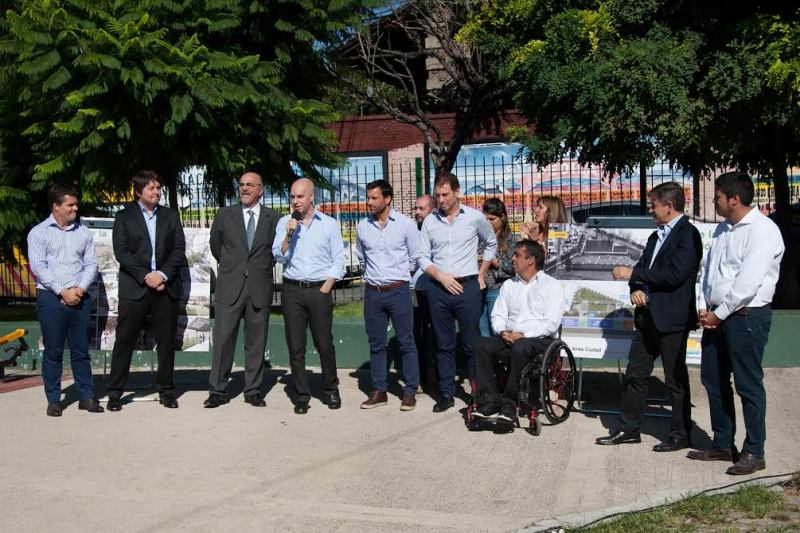  Larreta junto a la oposición presentó el proyecto del Parque de la Estación