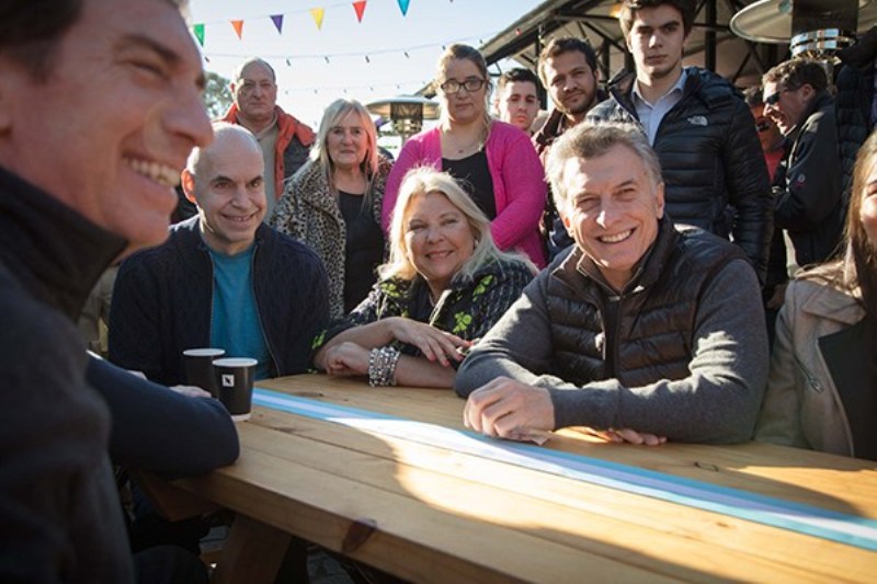  Macri y Carrió presetaron el frente electoral porteño: «Vamos juntos»