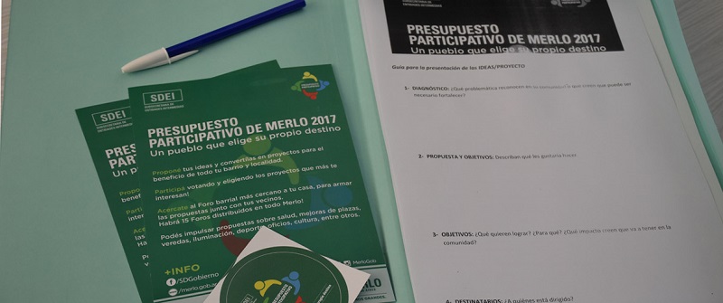  Comenzaron los foros barriales para el presupuesto participativo de Merlo