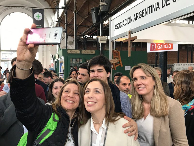  Vidal, y los candidatos de Cambiemos recorrieron la exposición de La Rural