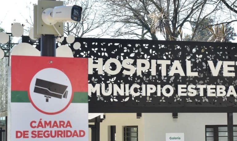  Esteban Echeverría: Instalación de cámaras de videovigilancia en el nuevo hospital veterinario